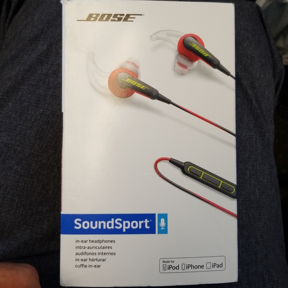 Bose wired headphones.